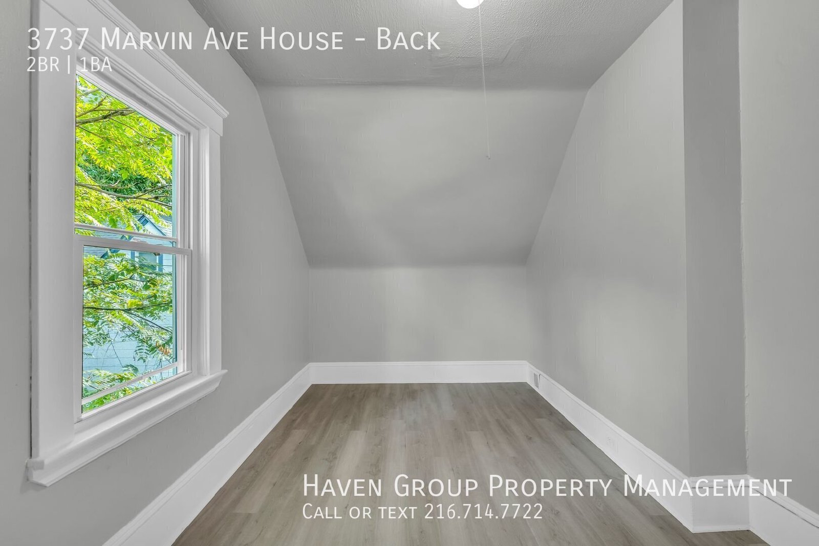 3735 (3737) Marvin Ave | Back House, Cleveland, OH 44109 - Spacious 2-bed 1-bath multi-family property image