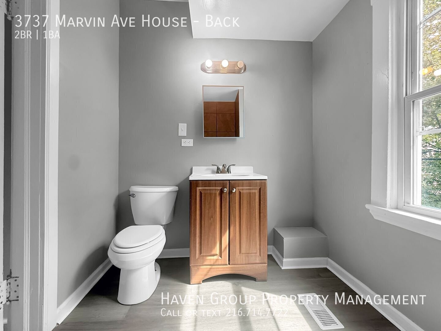 3735 (3737) Marvin Ave | Back House, Cleveland, OH 44109 - Spacious 2-bed 1-bath multi-family property image