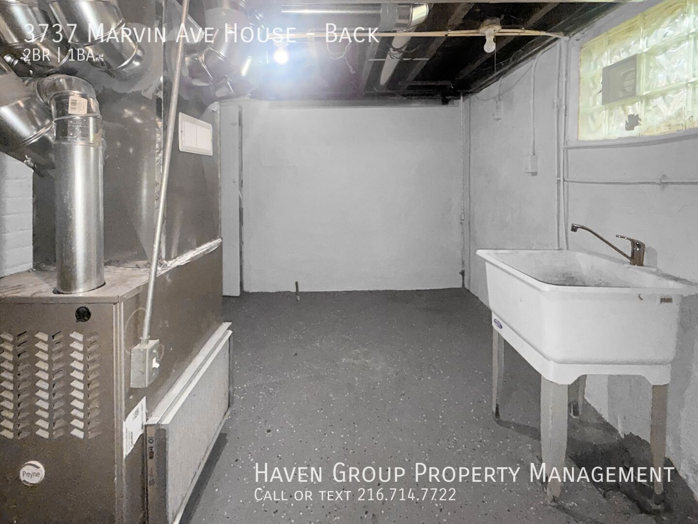 3735 (3737) Marvin Ave | Back House, Cleveland, OH 44109 - Spacious 2-bed 1-bath multi-family property image