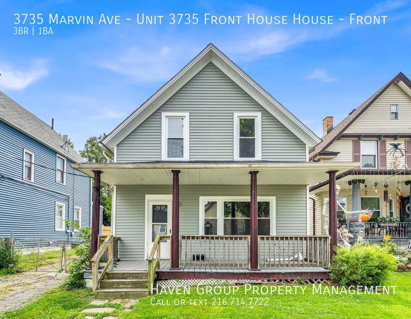 3735 Marvin Ave | Front House, Cleveland, OH 44109 - Spacious 3-bed 1-bath multi-family home! property image