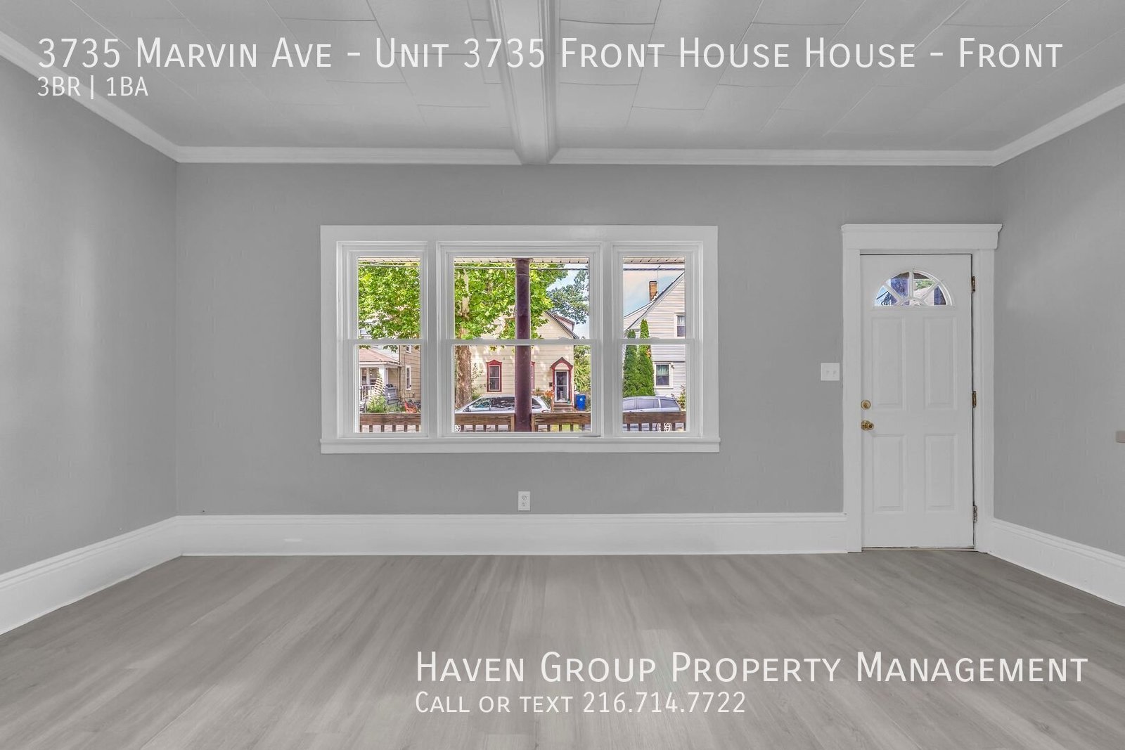 3735 Marvin Ave | Front House, Cleveland, OH 44109 - Spacious 3-bed 1-bath multi-family home! property image