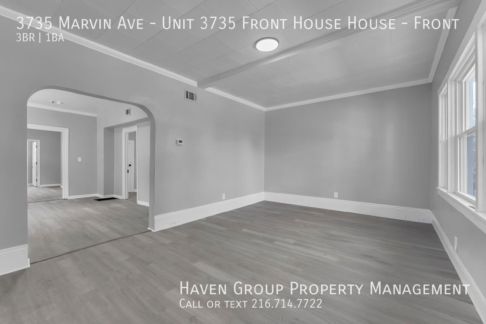 3735 Marvin Ave | Front House, Cleveland, OH 44109 - Spacious 3-bed 1-bath multi-family home! property image