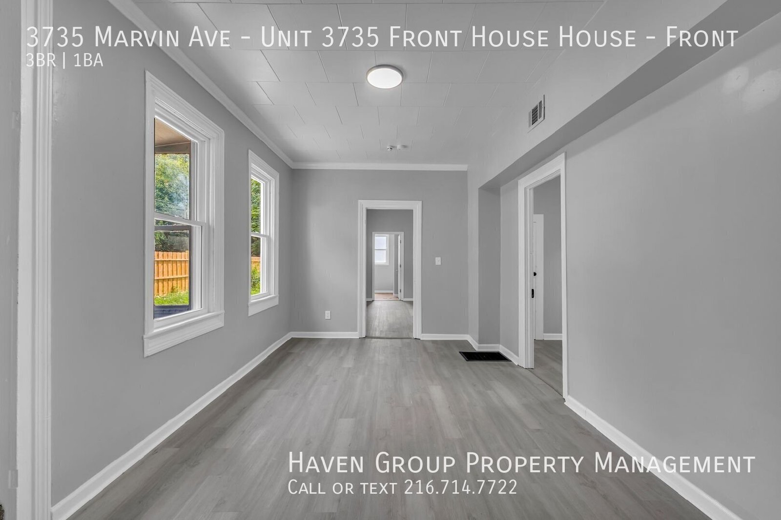 3735 Marvin Ave | Front House, Cleveland, OH 44109 - Spacious 3-bed 1-bath multi-family home! property image