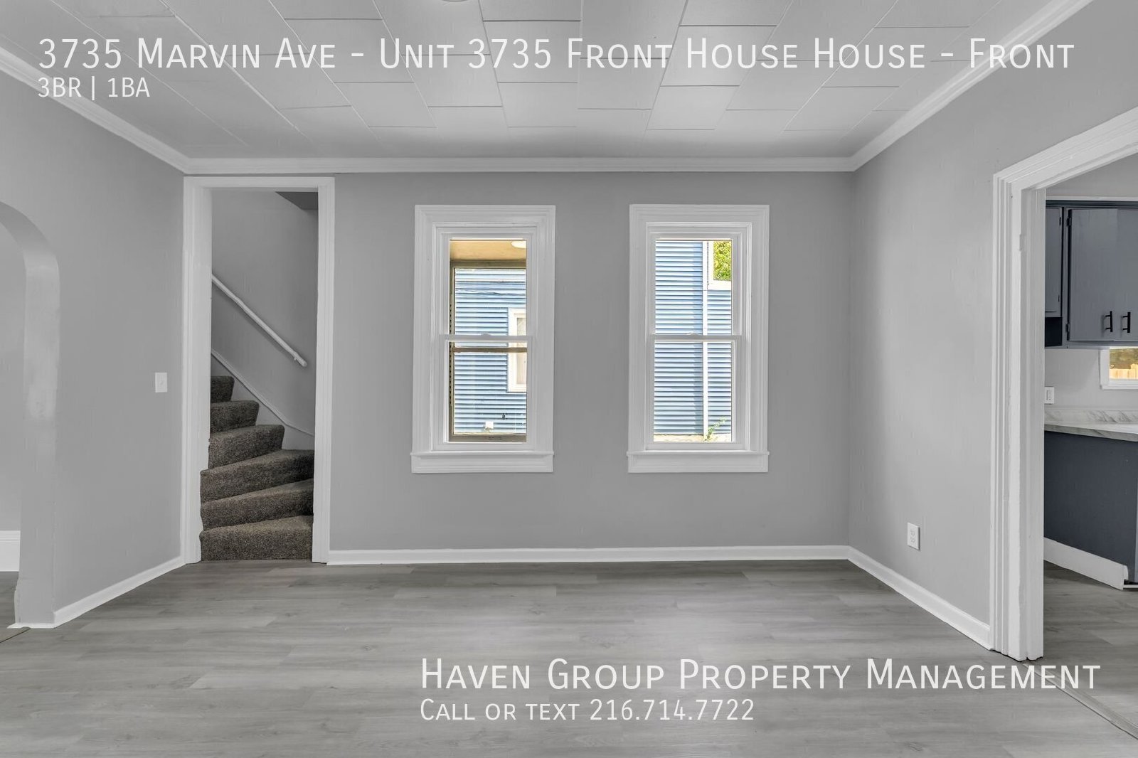 3735 Marvin Ave | Front House, Cleveland, OH 44109 - Spacious 3-bed 1-bath multi-family home! property image