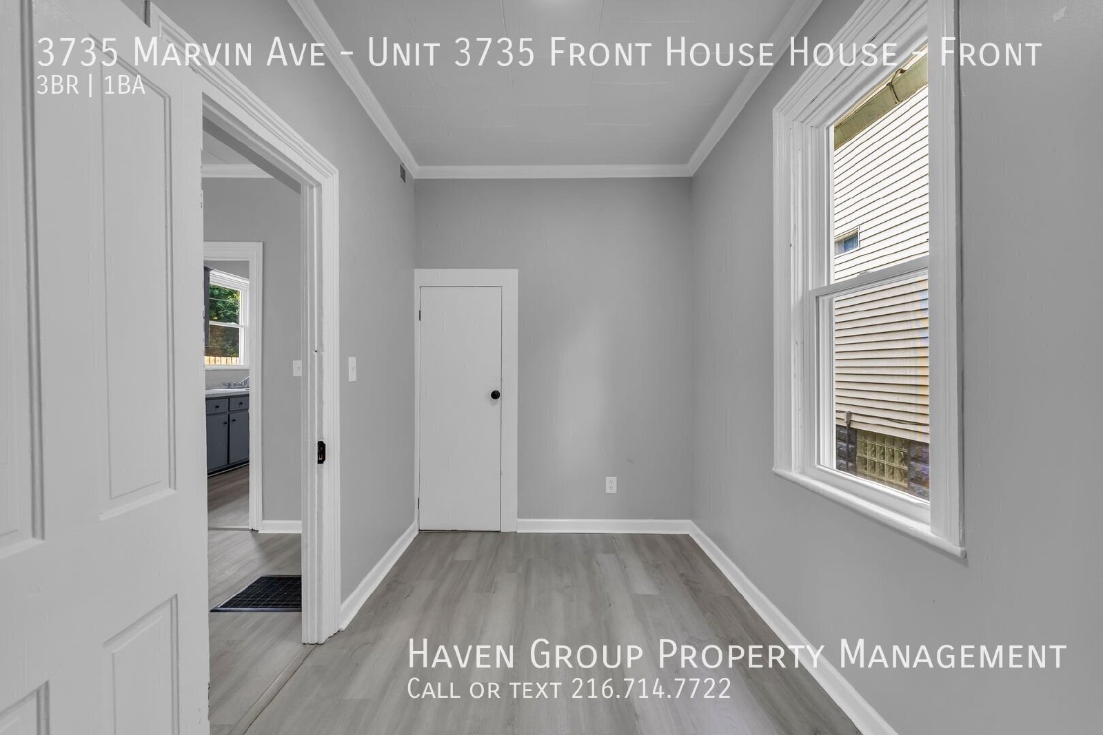 3735 Marvin Ave | Front House, Cleveland, OH 44109 - Spacious 3-bed 1-bath multi-family home! property image