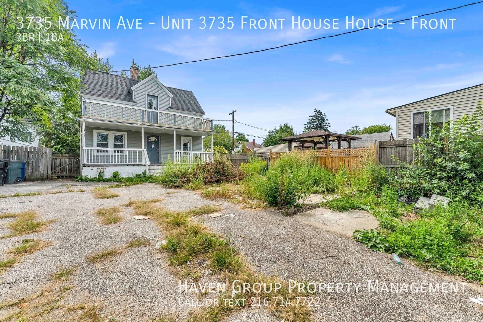 3735 Marvin Ave | Front House, Cleveland, OH 44109 - Spacious 3-bed 1-bath multi-family home! property image