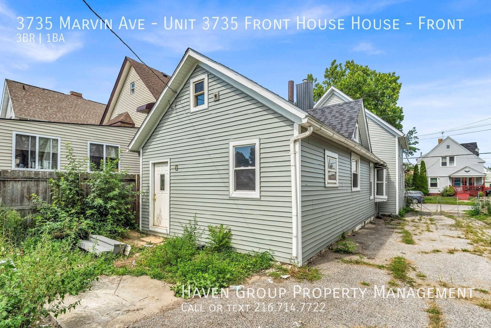 3735 Marvin Ave | Front House, Cleveland, OH 44109 - Spacious 3-bed 1-bath multi-family home! property image