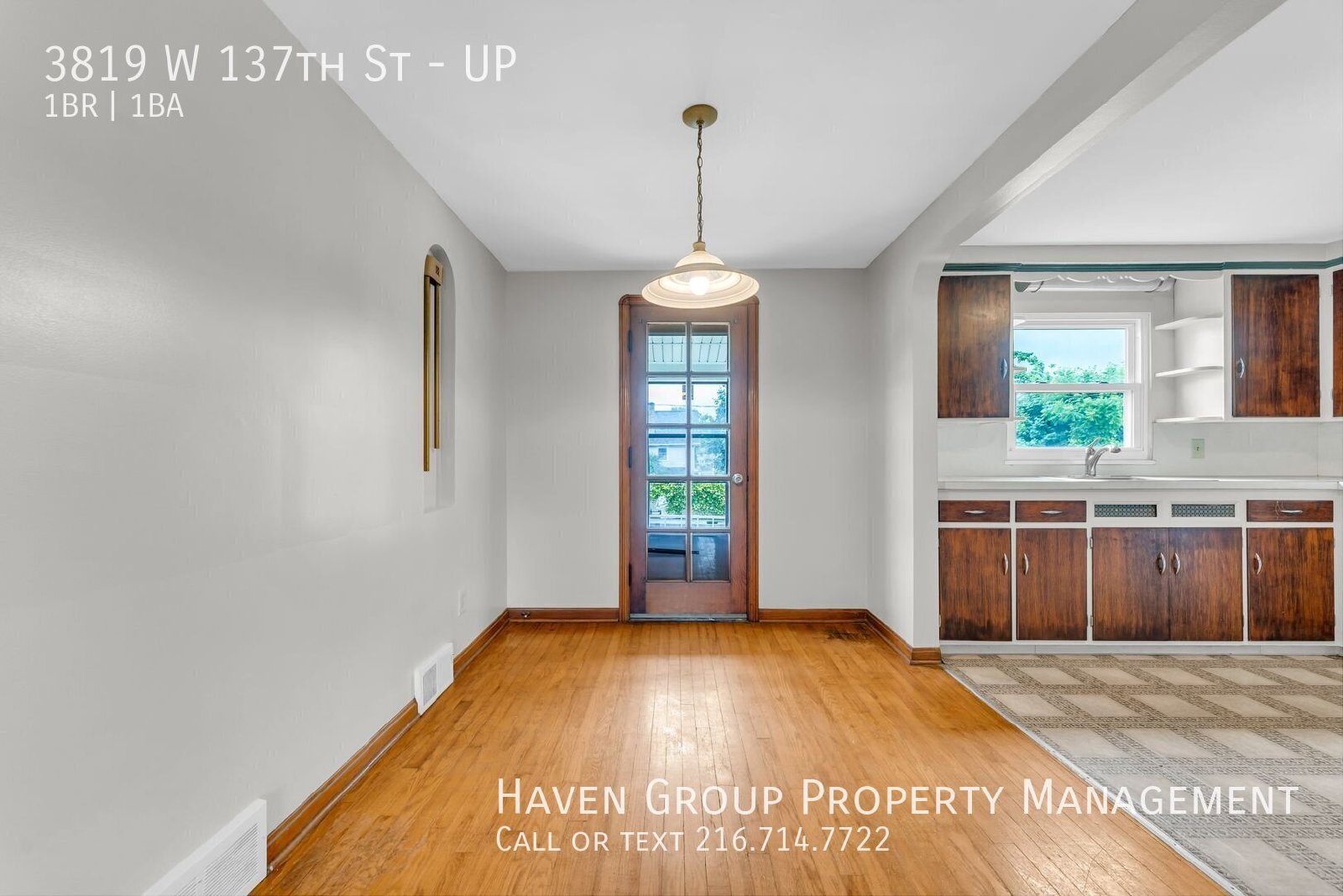 3819 W 137th St | UP, Cleveland, OH 44111 - Spacious 1-bed 1-bath multi-family home! property image