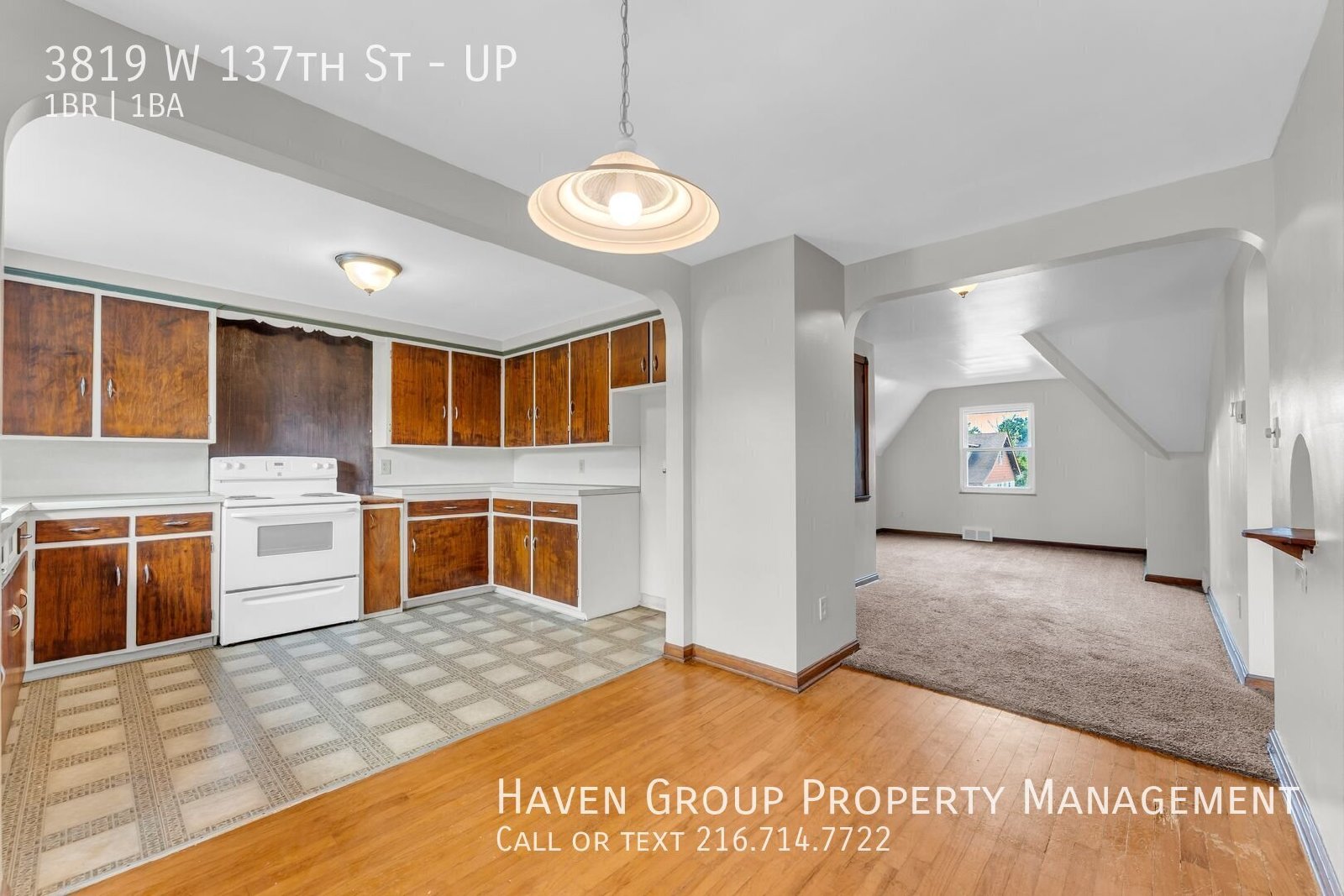 3819 W 137th St | UP, Cleveland, OH 44111 - Spacious 1-bed 1-bath multi-family home! property image