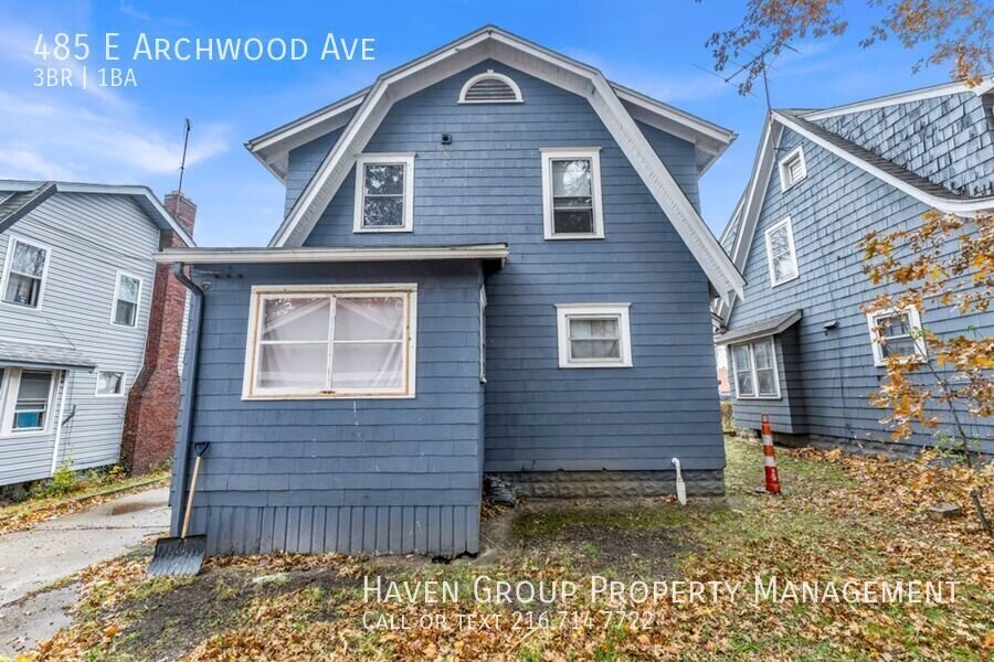 485 E Archwood Ave, Akron, OH 44301- Spacious 3-bed 1-bath single-family home! property image