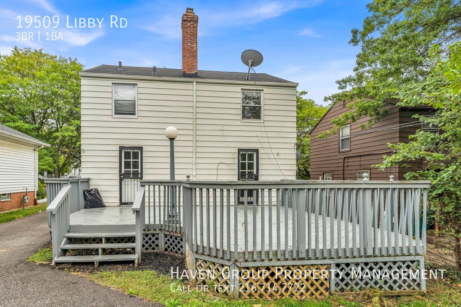 19509 Libby Rd, Maple Heights, OH 44137- Spacious 3-bed 1-bath single-family home!  property image