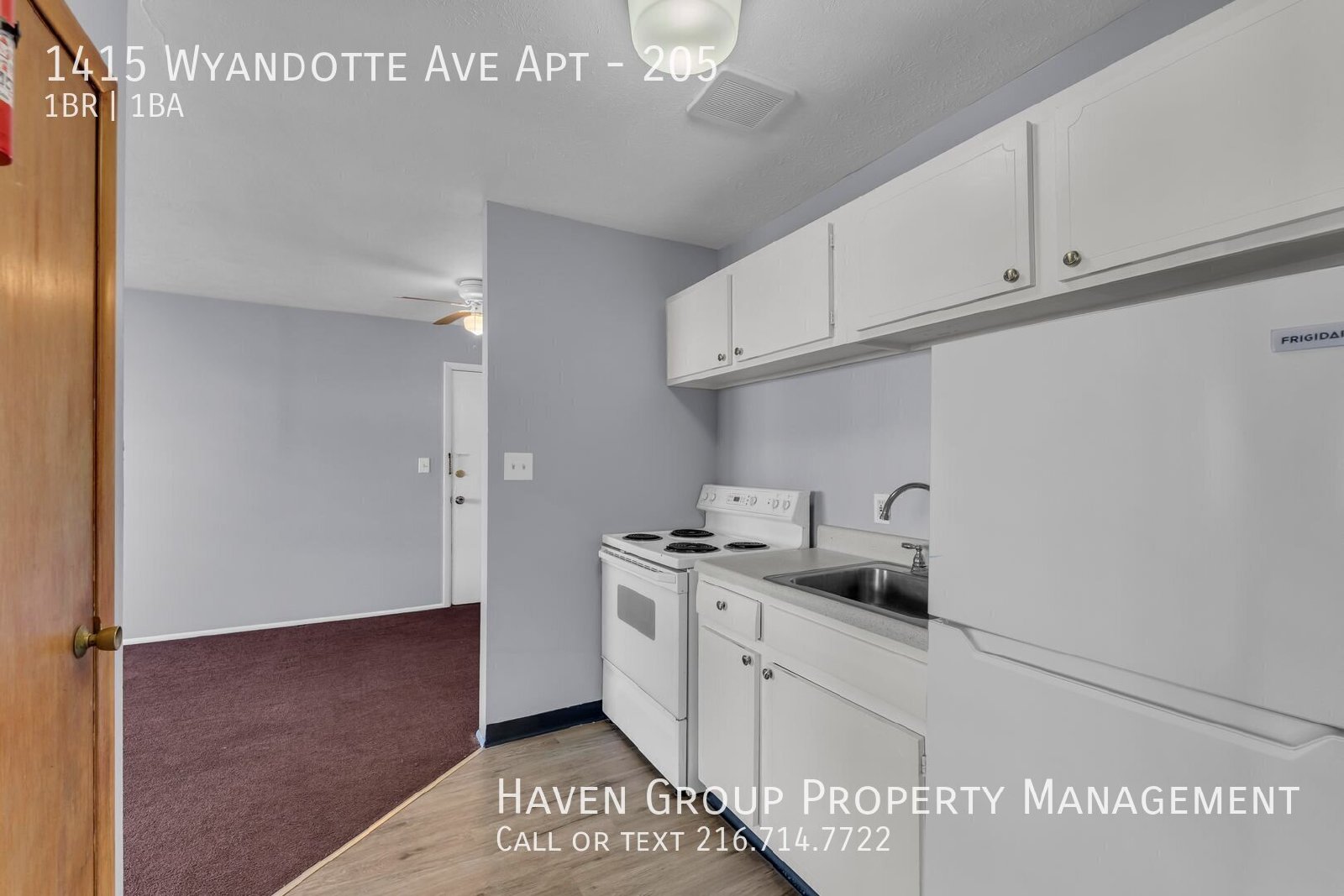 1415 Wyandotte Ave | Apt 205, Lakewood, OH 44107 - Spacious 1-bed 1-bath multi-family home!HEAT/GAS INCLUDED(resident pays electric only) property image