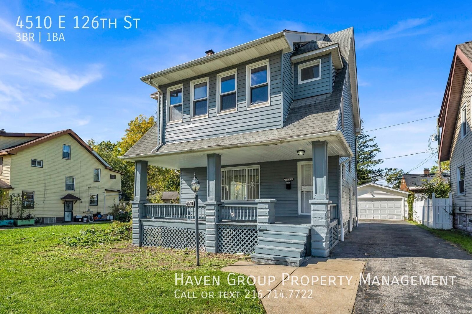 4510 E 126th St, Garfield Hts, OH 44105- Spacious 3-bed 1-bath single-family home!  property image