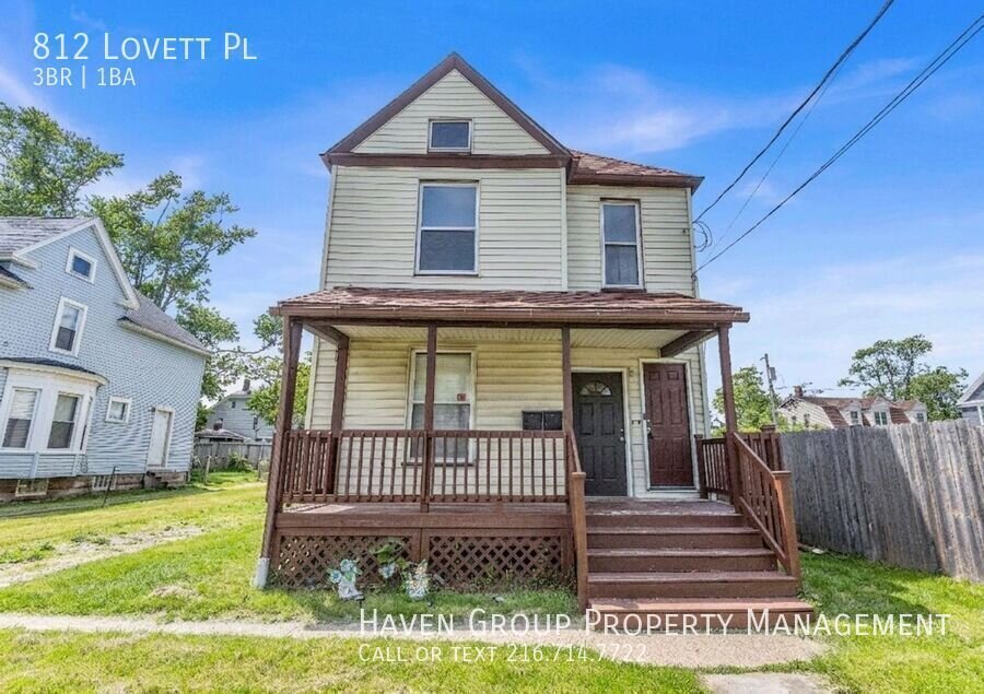 812 Lovett PIace | UP, Lorain, Ohio, 44052 - Spacious 3-bed 1-bath multi-family home! property image