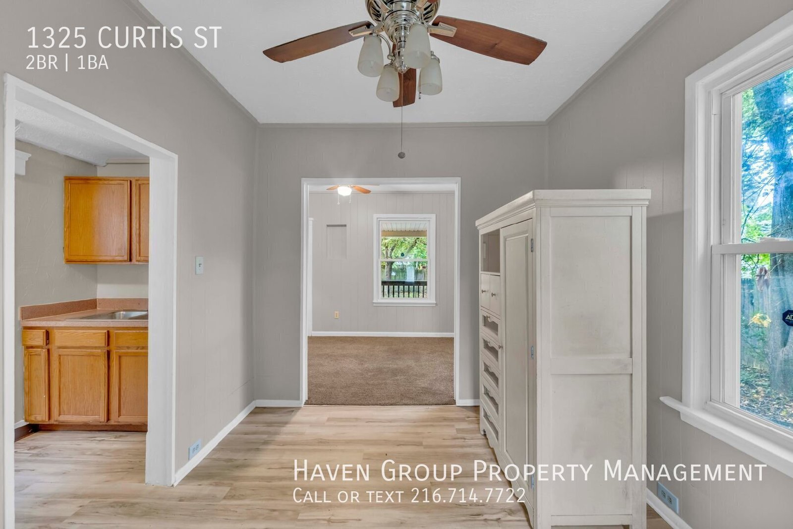 1325 Curtis St, Akron, OH 44301 - Spacious 2-bed 1-bath single-family home!  property image