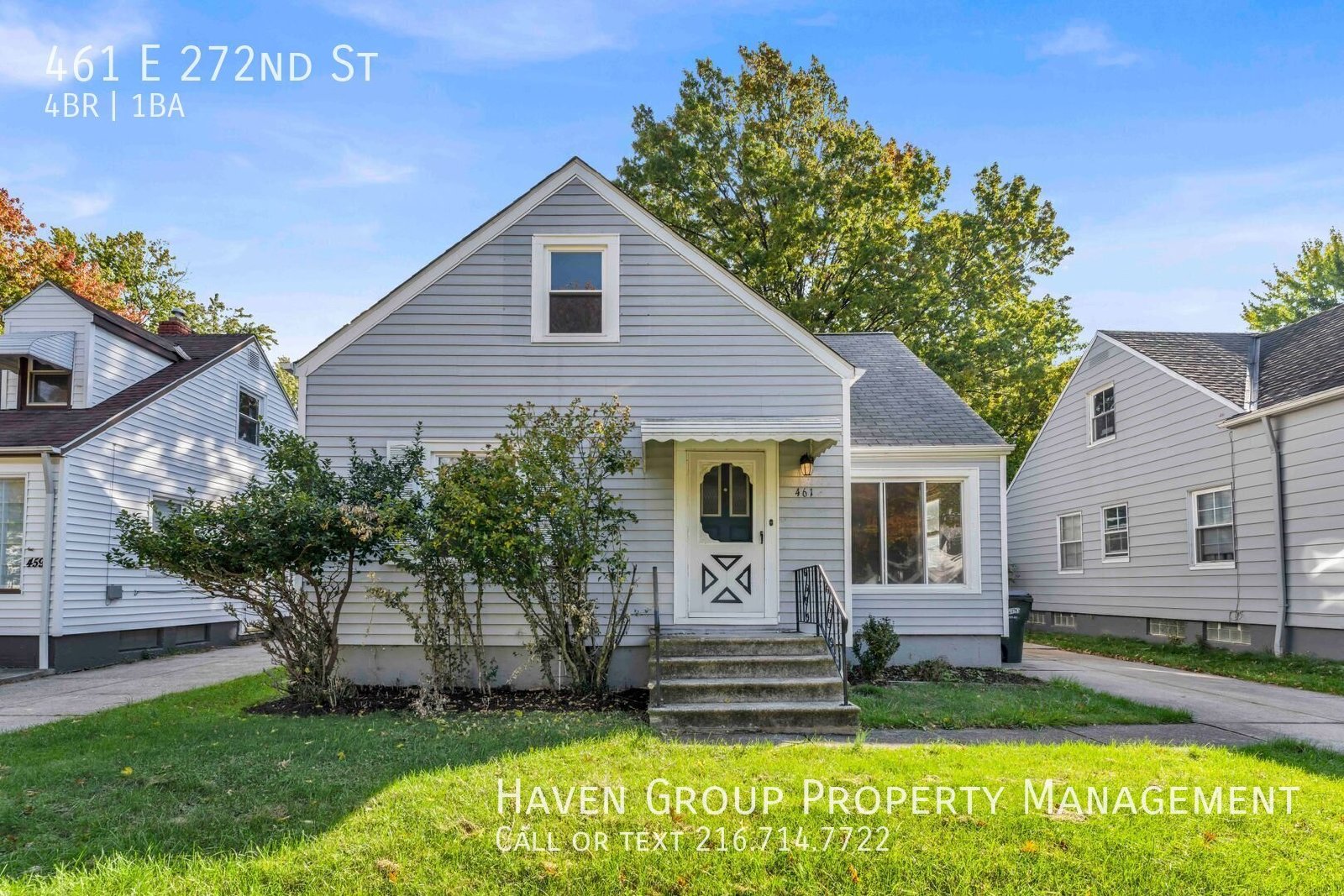 461 E 272nd St, Euclid, OH 44132 - Spacious 4-bed 1-bath single-family home!  property image