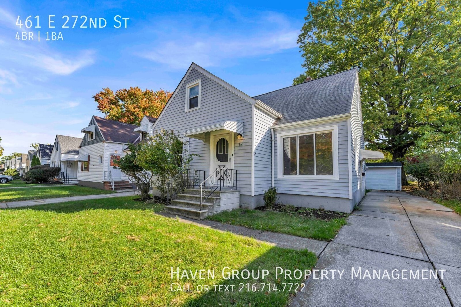 461 E 272nd St, Euclid, OH 44132 - Spacious 4-bed 1-bath single-family home!  property image