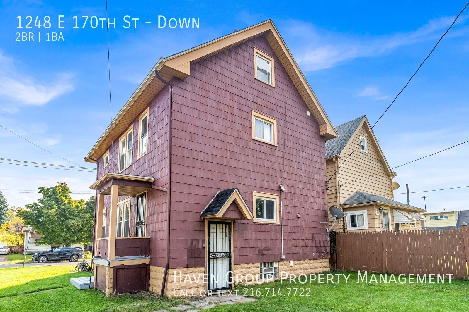 1248 E 170th St | DN, Cleveland, OH 44110 - Spacious 2-bed 1-bath multi-family home!   property image