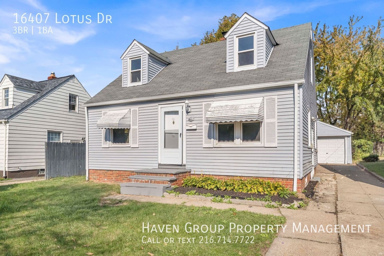 16407 Lotus Dr, Cleveland, OH 44128 - Spacious 3-bed 1-bath single-family home!  property image