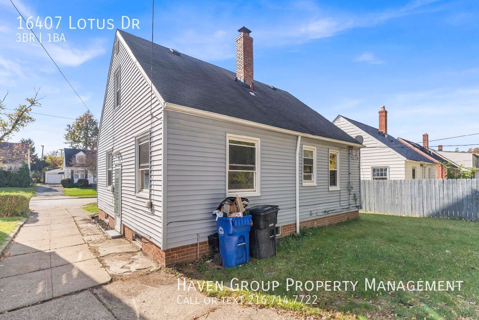 16407 Lotus Dr, Cleveland, OH 44128 - Spacious 3-bed 1-bath single-family home!  property image